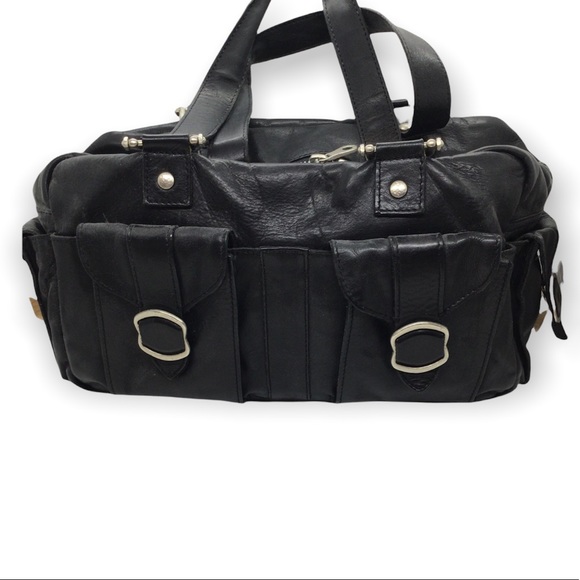 VINTAGE Armani Exchange A/X black Leather wallet with pockets. - Picture 1 of 6